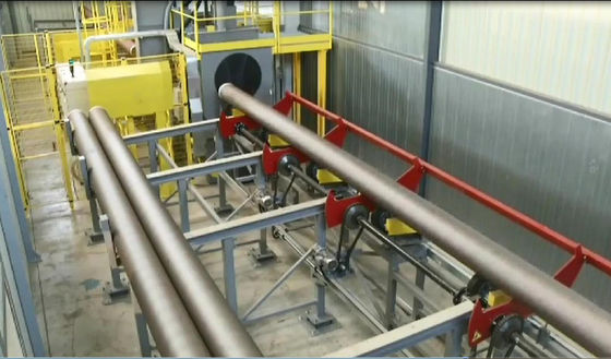 kualitas Peralatan Peledakan Permukaan Pembersih BZB Sandblasting Room pabrik