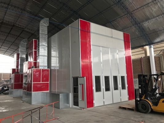 kualitas Peralatan Pengecatan Untuk Ruang Cat Bus Yutong Peralatan Pengecatan Panas Diesel pabrik