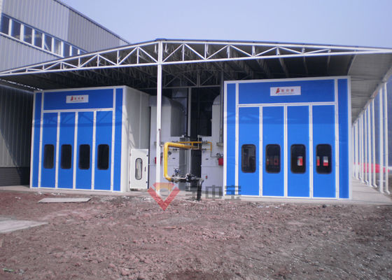 kualitas Wind Turbine Paint Booth CE Desain Spray Booth Dengan Sistem Kontrol Cerdas pabrik