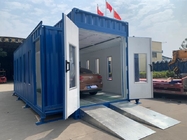 Portable Spray Booth Movable Container Style Paint Room Untuk Lukisan Mobil