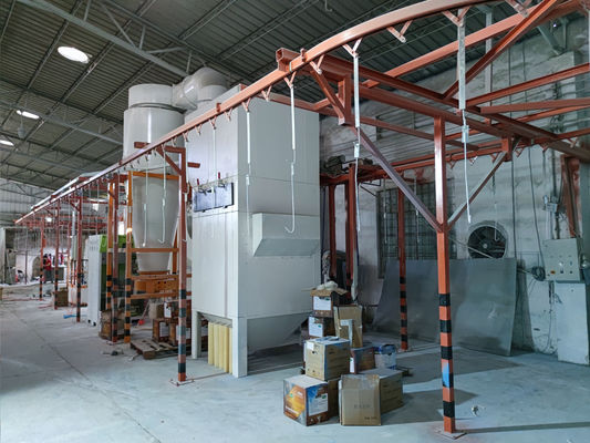 kualitas Peralatan Pabrik Pelapis Serbuk Sistem Pelapisan Industri Dengan Teknologi Baru pabrik