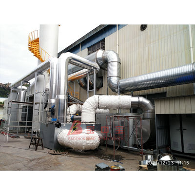 kualitas Perlindungan Lingkungan Limbah Organik Gas RTO Insinerator Regeneratif Untuk Limbah Medis Dan Industri pabrik