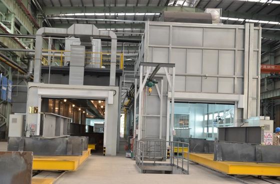 kualitas Bilik Semprot Fabrikasi Logam dengan sistem Smart Control Baking Oven pabrik