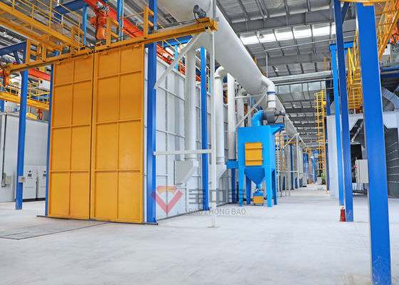 kualitas PLC Mesin Otomatis Cat Line Industri Spraying Oven Peralatan pabrik