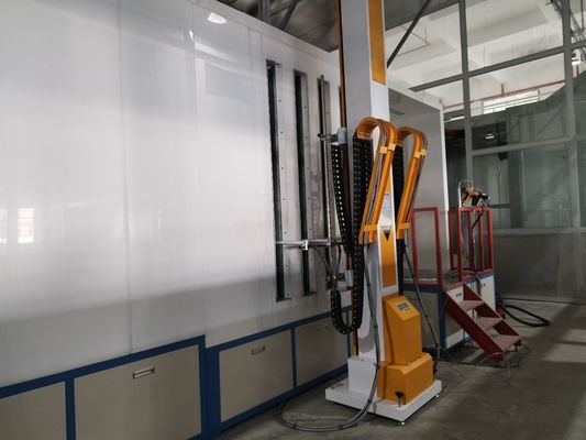 kualitas Otomatis Reciprocator Mesin Berat Cat Booth Untuk Gerak Lemes Pistol Untuk Powder Coating pabrik