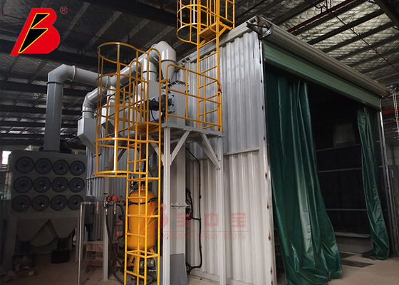 kualitas Pembersihan Permukaan Ruang Sandblasting BZB pabrik