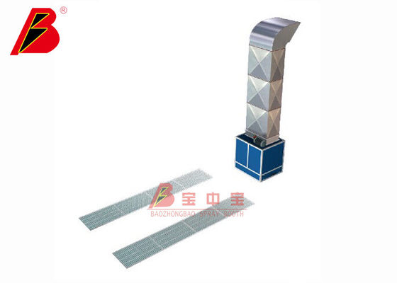 kualitas debu mengumpulkan CE TUV Prep Booth Exhaust Fan dengan Grids pabrik