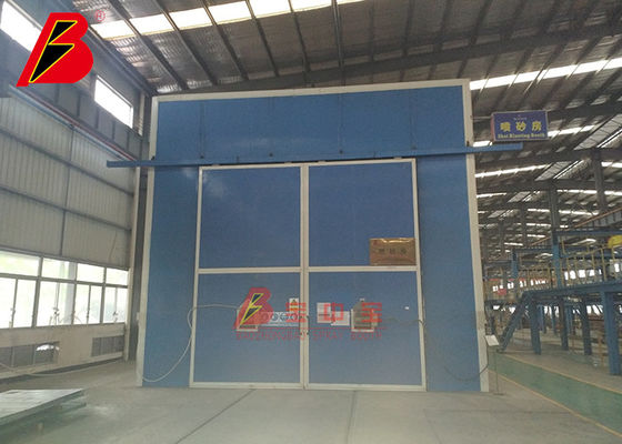 kualitas Ruang Sandblasting Poles Kereta Besar pabrik
