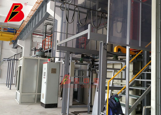 kualitas Booth Semprotan Semprotan Air Otomatis Pretreatment pabrik