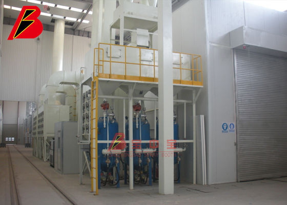 kualitas Ruang Sandblasting TUV Koleksi Otomatis pabrik