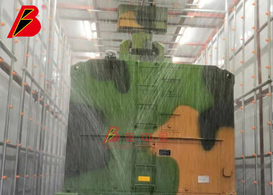 kualitas BZB Big Shower Raining Test Booth Untuk Kendaraan Militer pabrik
