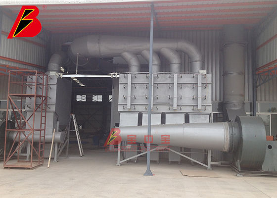 kualitas 69kw Membersihkan Ruang Sandblasting Untuk Kontainer Besar pabrik