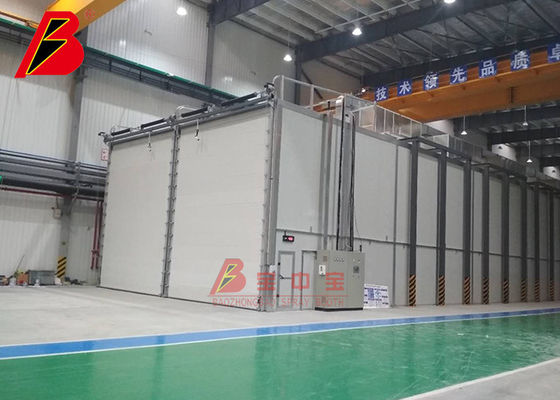 kualitas Baking Room 49KW Industrial Spray Booth Untuk Kendaraan Truk pabrik