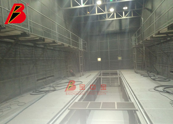 kualitas Booth Sand Blasting Tembakan Industri Merek BZB Otomatis pabrik