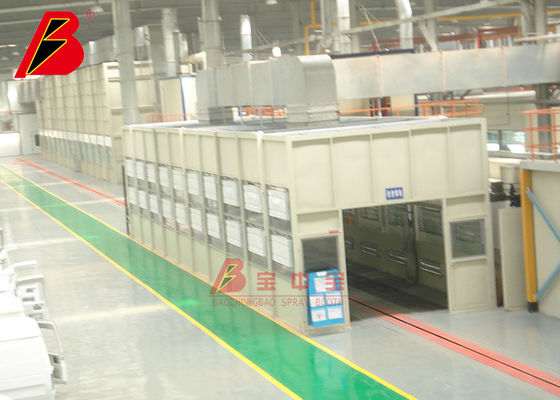 kualitas Garis Pengecatan Mobil Sensor Magiceye Electric Baking Room pabrik