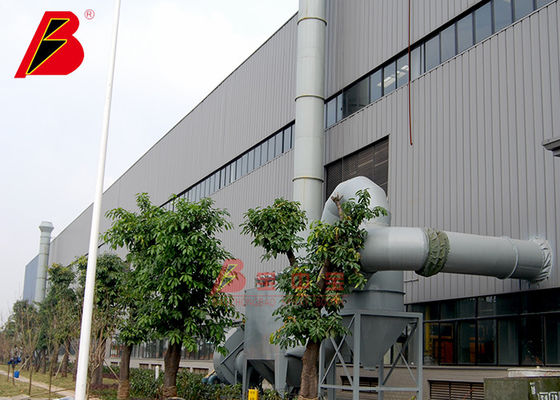kualitas Metal Sheld TUV EPS Lini Produksi Spray Painting Dengan Sand Blasting Room pabrik