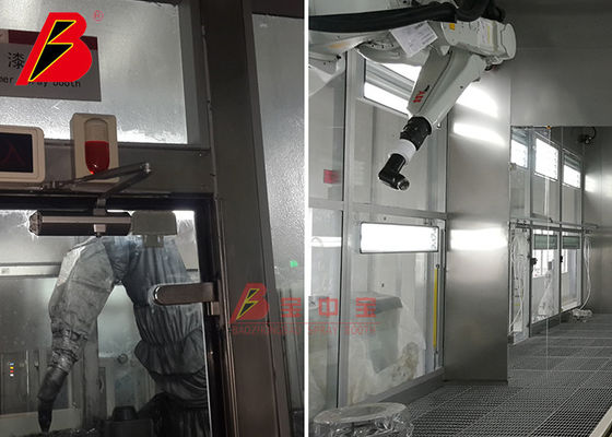 kualitas Sistem Cat Kontrol Robot Peralatan Pengecatan Garis Otomatis Untuk Produsen Mobil Merek pabrik