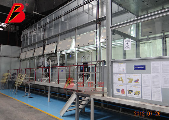 kualitas Ruang Pengeringan untuk Sepeda Motor Otomatis Paint Line Smart Chain drive Control Factory penjualan langsung pabrik