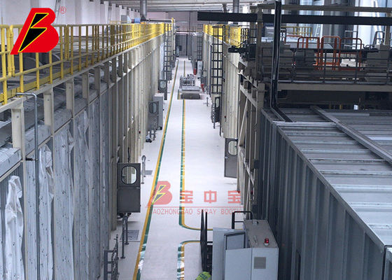 kualitas Struktur Baja Lini Produksi Pretreament Proyek Lini Produksi Lukisan Kustomisasi Otomatis pabrik