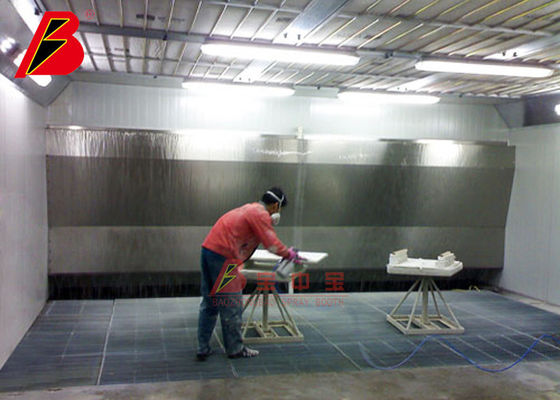 kualitas Furnitur Tirai Air Suface Spray Painting Booth pabrik