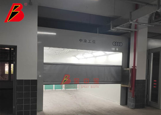 kualitas Body Shop Prep Station Booths Polishing Auto Paint Line Sheet Metal Line Untuk Toko 4s pabrik