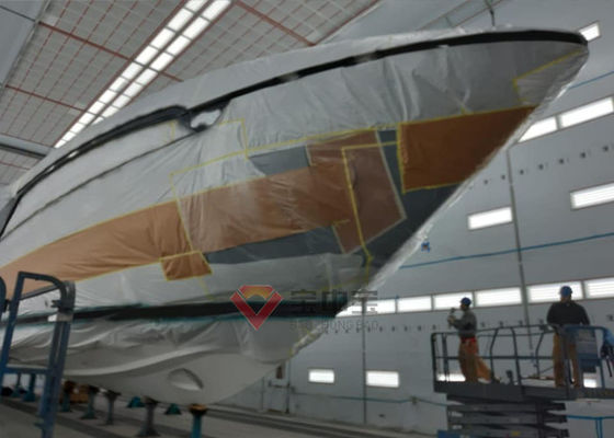 kualitas Yacht Paint Booths Spray booth finishing untuk Boats Customied down draft vessel Spray Booth pabrik