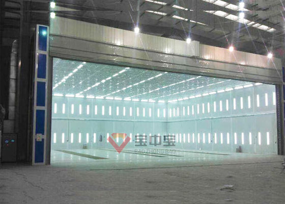 kualitas Pintu Besar Lebar 10M untuk Ruang Cat Pesawat Booth Semprot untuk pesawat terbang pabrik