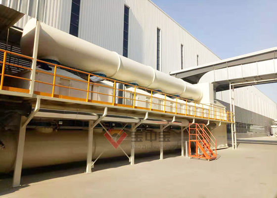 kualitas 100000m3 / h Exhaust Gas Activated Carbon VOCs Treatment System Peralatan Perlindungan Lingkungan pabrik