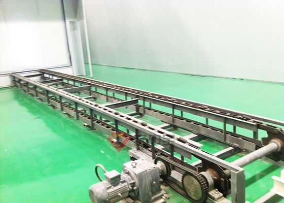 kualitas Rantai Konveyor Tanah Untuk Lini Produksi Cat Bagian Otomatis Jalur Cat Cerdas pabrik
