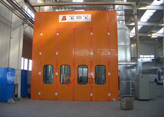 kualitas Bus Paint Room Down Draft Truck Spray Booth Vehicle Painting Line Produksi pabrik
