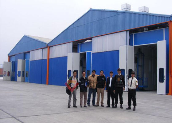 kualitas 15m Truck Spray Booth Lifting Work Platform Untuk Pengecatan China Supplier Paint Equipments pabrik