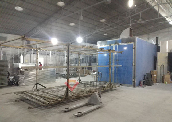 kualitas Trolley Chain 250 Derajat Bake Oven untuk Peralatan garis Powder Coating pabrik