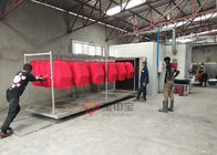 Baking Oven untuk Power Coating Line Large Cyclone Recovery Bzb Vertical Powder Coating Booth