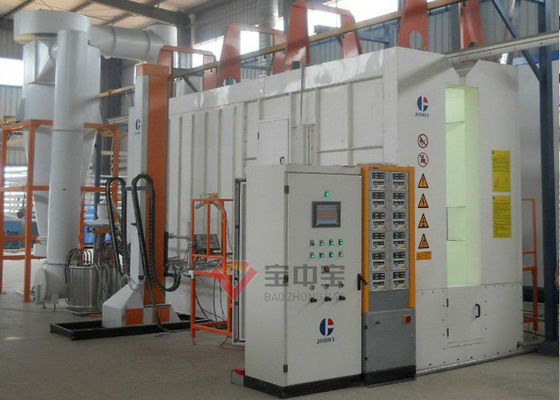 kualitas Big Whirlwind Powder Room Automatic Powder Coating Line Di Singapura pabrik
