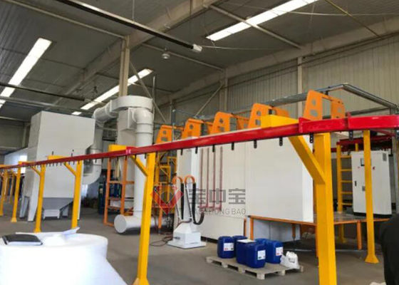 kualitas Garis Lukisan Penyemprotan Bubuk Otomatis Topan Besar Untuk Peralatan Ventilasi pabrik