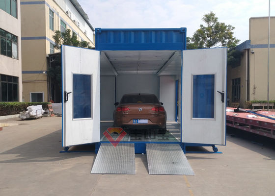 kualitas Kontainer Spray Booth Hail Kerusakan Perbaikan Booth Mobil Portable Paint Booth pabrik