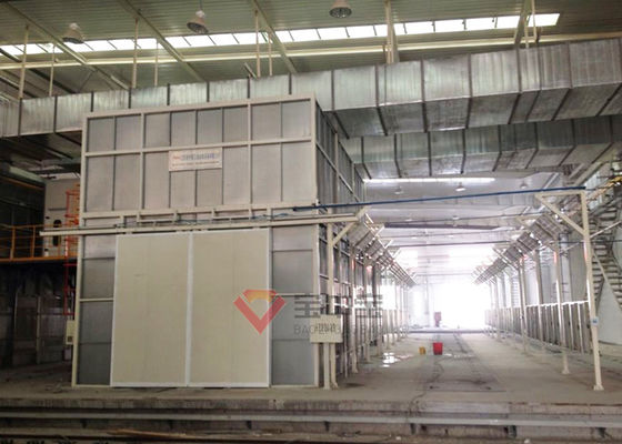 Booth Semprot Bus Besar Booth Semprot Bus Yutong BZB Merk Booth Semprot Besar