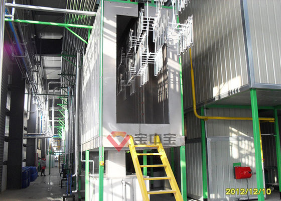 kualitas Terowongan Style Powder Coating Line Untuk Komponen Industri pabrik