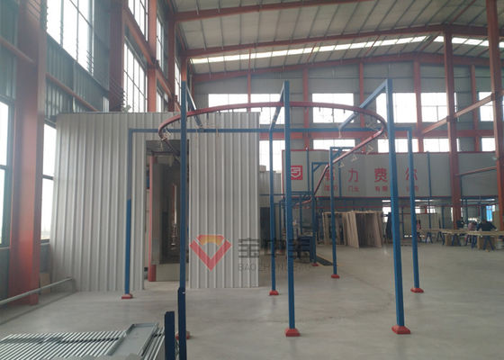 kualitas Peralatan Powder Coating Powder Coating Line Merek Powder Coating Booth pabrik