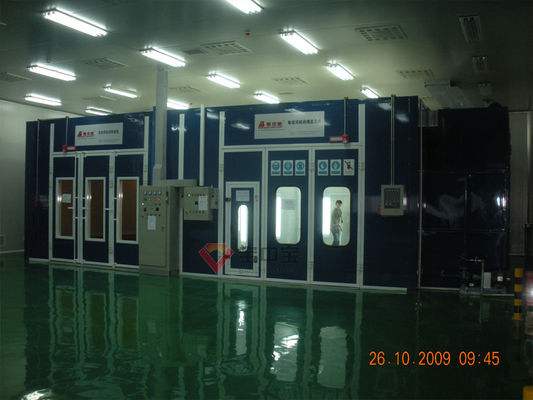 kualitas Booth Semprotan Kue Industri Disesuaikan Untuk Bagian Kereta / Pesawat Cat Line Aerospace Paint Booth pabrik