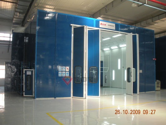 kualitas Booth Semprotan Kue Industri Disesuaikan Untuk Bagian Kereta / Pesawat Cat Line Aerospace Paint Booth pabrik