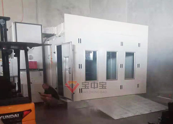 kualitas Ruang Semprot Cat Otomatis AU / NZS Standard Spray Booth Dengan Kotak Cahaya Di Luar pabrik
