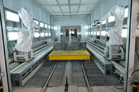 Steel Profile Paint Line Lini Produksi Cat Robot Transportasi Dengan Trolley