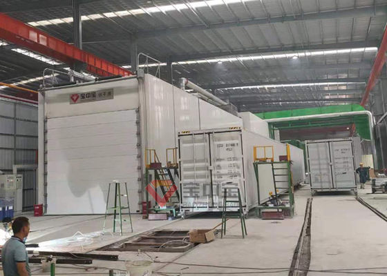 kualitas Pengiriman Kontainer Spray Booth Paint Line Untuk Kontainer Standar pabrik