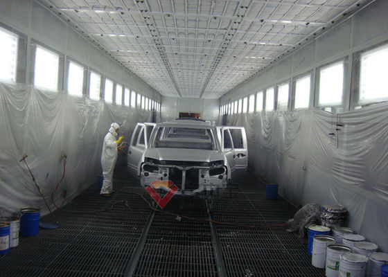 kualitas Lini Produksi Pengecatan Otomatis Lini Penyemprotan Cat Cair Otomatis Untuk Mobil pabrik