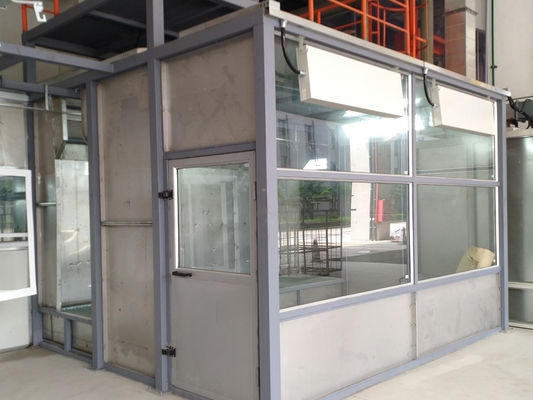 kualitas Booth Semprot Tirai Air Bzb Manual Substrat Baja pabrik